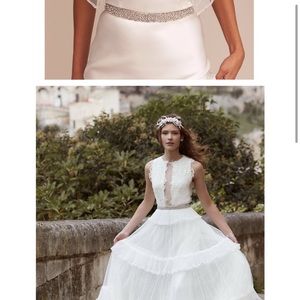 Anthropologie x BHLDN Nestina Snowfall Fitted Belt